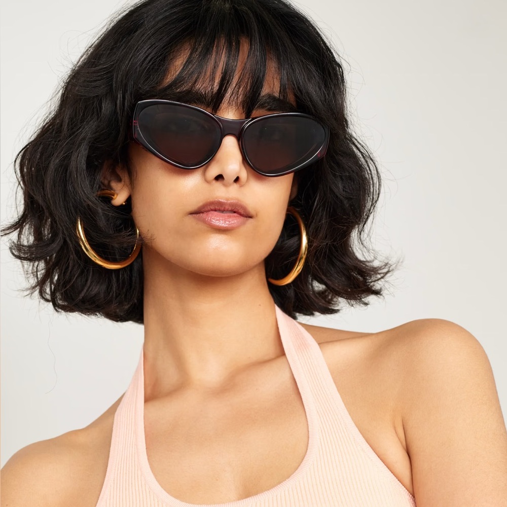 Never Worn LOEWE × Paula's Ibiza Havana Cat-Eye Sunglasses